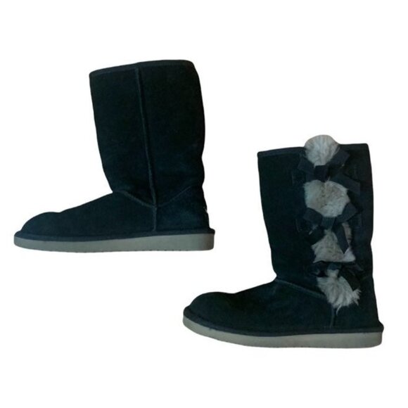 Koolaburra by Ugg Victoria Black Boots | Sz 6 - Picture 3 of 4